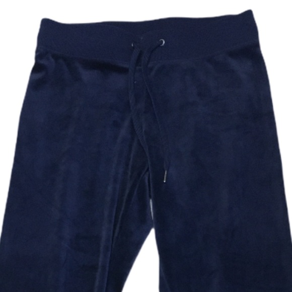 🆕CHAMPION “Elite” Navy Blue Velour Joggers, Size Medium - Picture 6 of 11